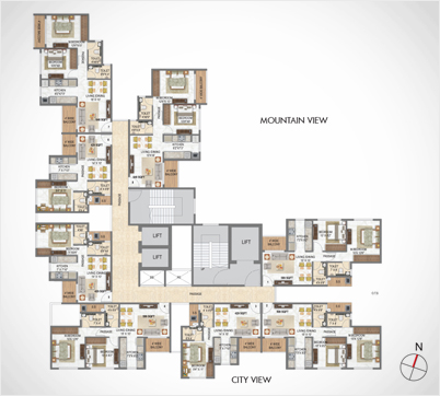 Typical Floor Plan - Building 3 A 14th Floor